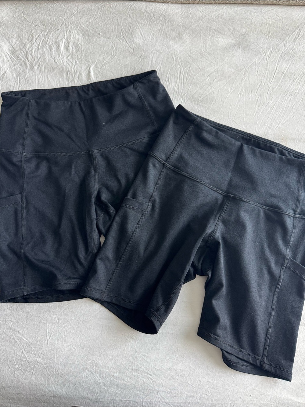 Z by Zella Women's Black High-Waist Active Bike Shorts